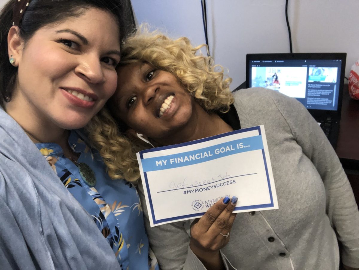 Gineyda with WPA client